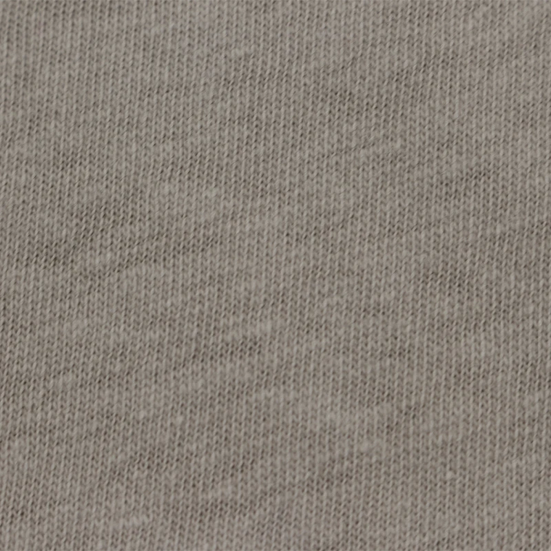 55%linen 45%cotton single jersey  organic Breathable, soft and comfortable fabric for woman dress