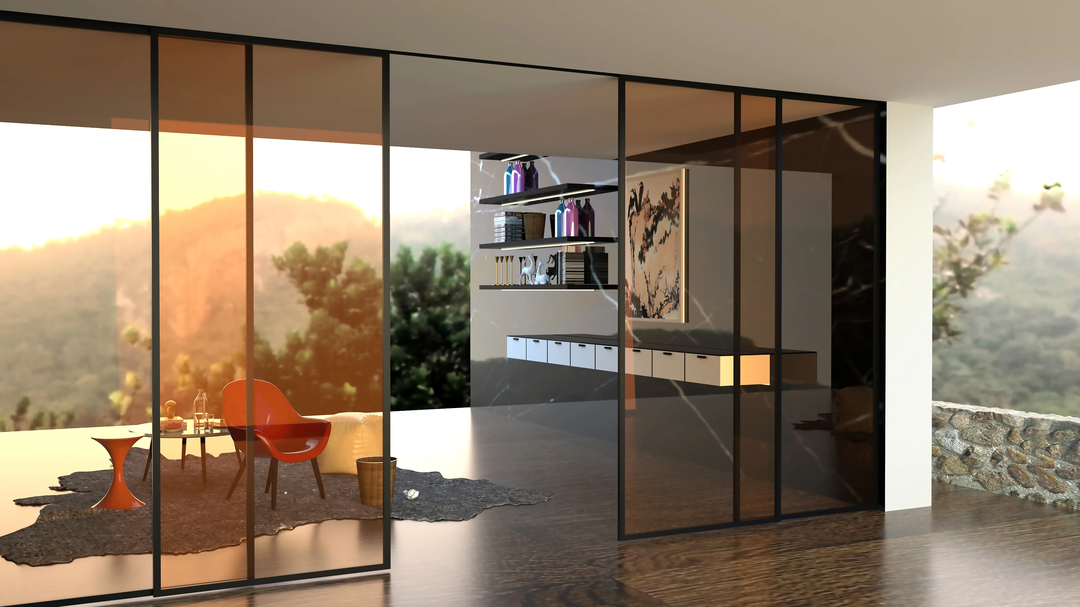 Автоматический магнитный дверной оператор с управлением через приложение для раздвижных стеклянных дверей и деревянных