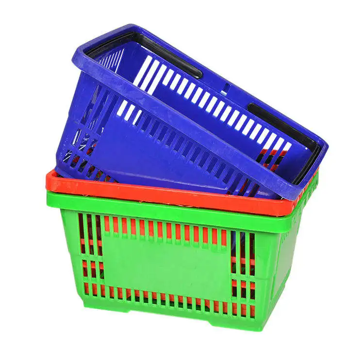 Hot Sale Plastic Baskets Supermarket Basket Shopping Basket