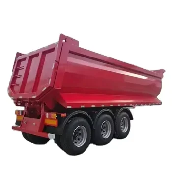 Factory New Sand Stone Transport Dump Semi Trailer with Hydraulic