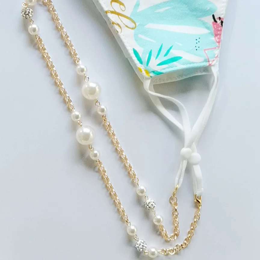 Модные Нескользящие противоскользящие цепочки для очков Веревка для очков покрытие цепочка для лица шнурок ювелирные аксессуары для очков