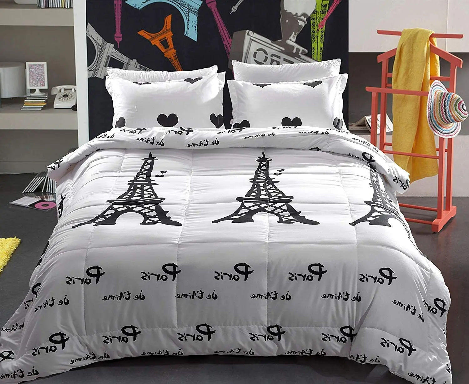 Printed Polyester Comforter Bedding Sets (1600096996459)