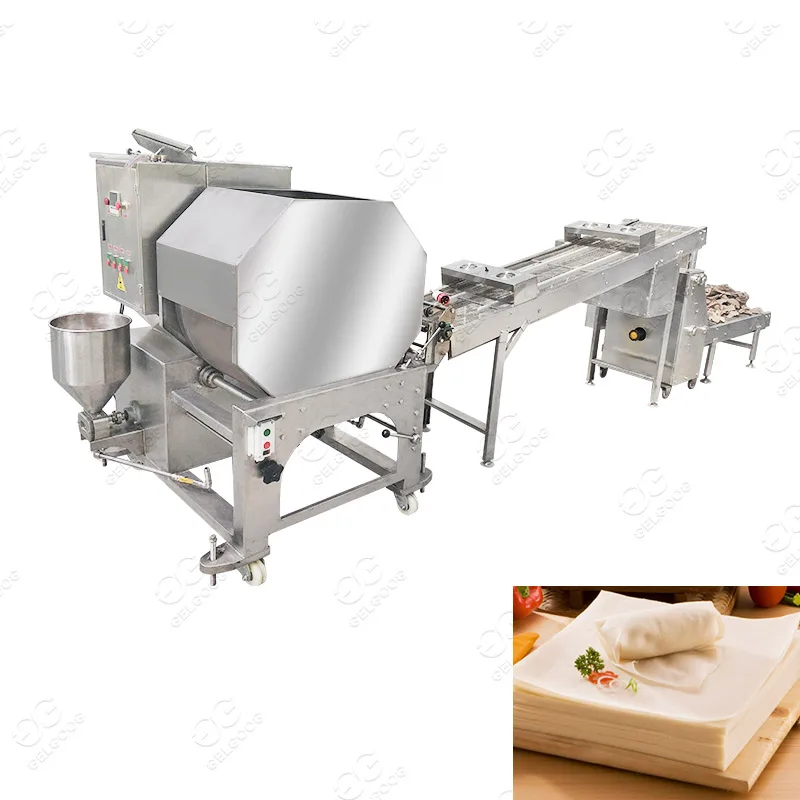 Gelgoog Автоматическая коммерческая машина для производства обертки яичных рулонов, Кондитерская Линия для производства выпечки, машина для производства пружинных рулонов, цена