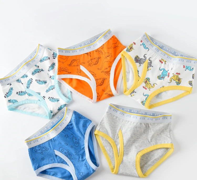 Мягкое детское нижнее белье хлопковые боксеры с мультяшным рисунком для мальчиков и детей шорты-боксеры девочек-подростков