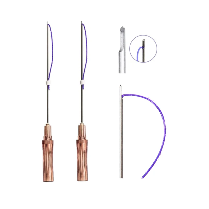 Рассасывающаяся CE сертификация pdo нить лифтинг 3d cog blunt cannula для затяжки тела