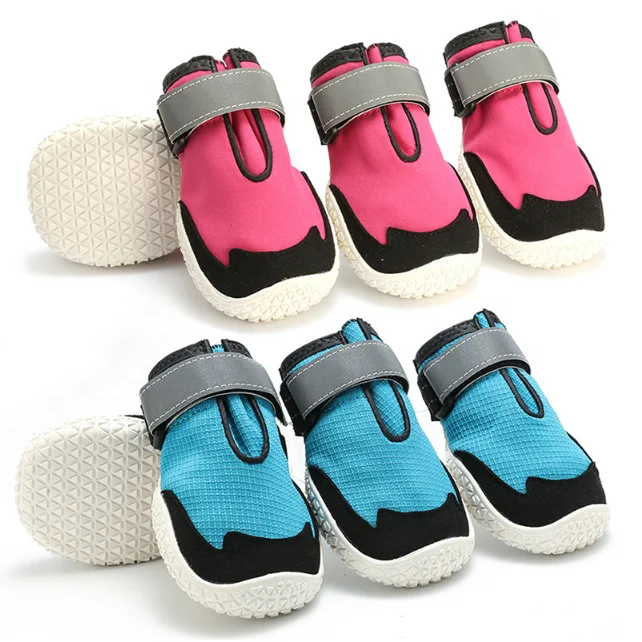 Non-slip Breathable Comfortable Dog Shoes Factory Wholesale All Season Can Wear Waterproof Customized Logo Modern Sustainable