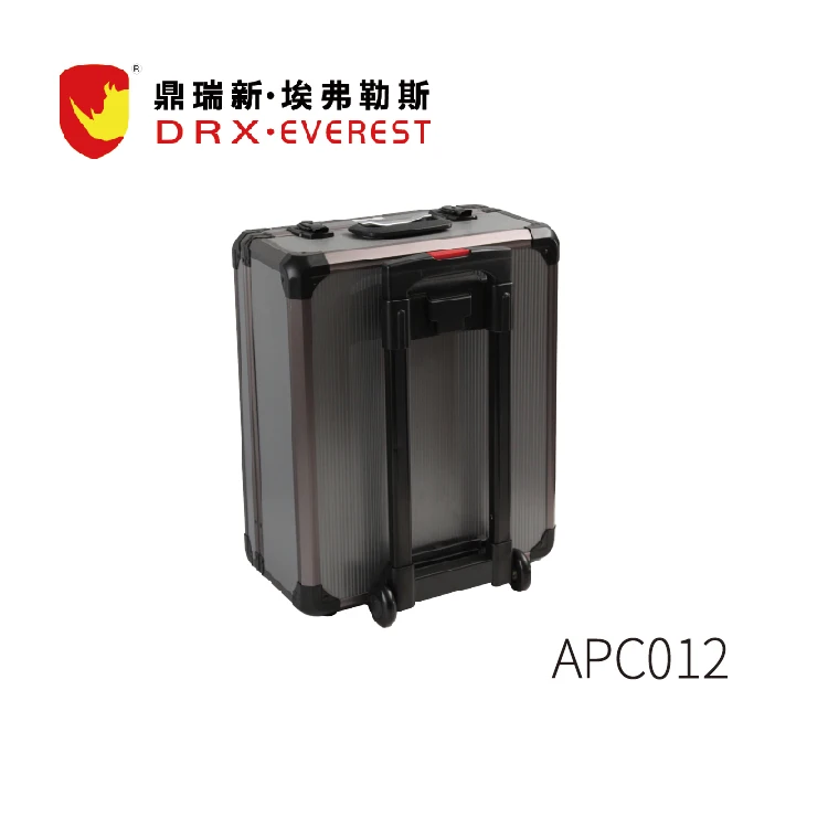 Aluminum Suitcase Customized Tool Fright Box APC012 460 * 377 * 202 mm Aluminum Tool Box With Wheels