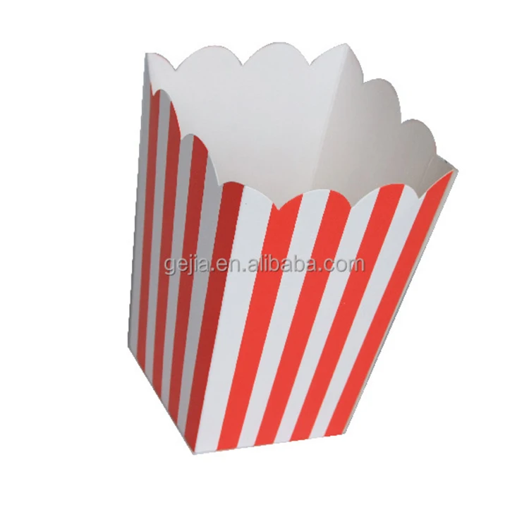 With custom design  Food packaging boxes for popcorn folding  popcorn packaging boxes Paper Popcorn Boxes