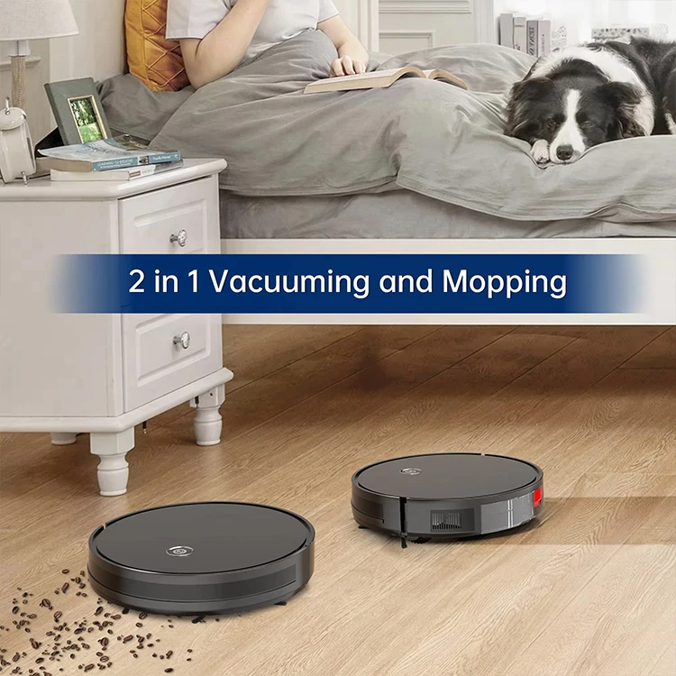 Aspiradora smart stofzuiger Self-Emptying Robot Vacuum Cleaner Gyroscope Navigation for Household Use Sweeps Wet Dry Dirt