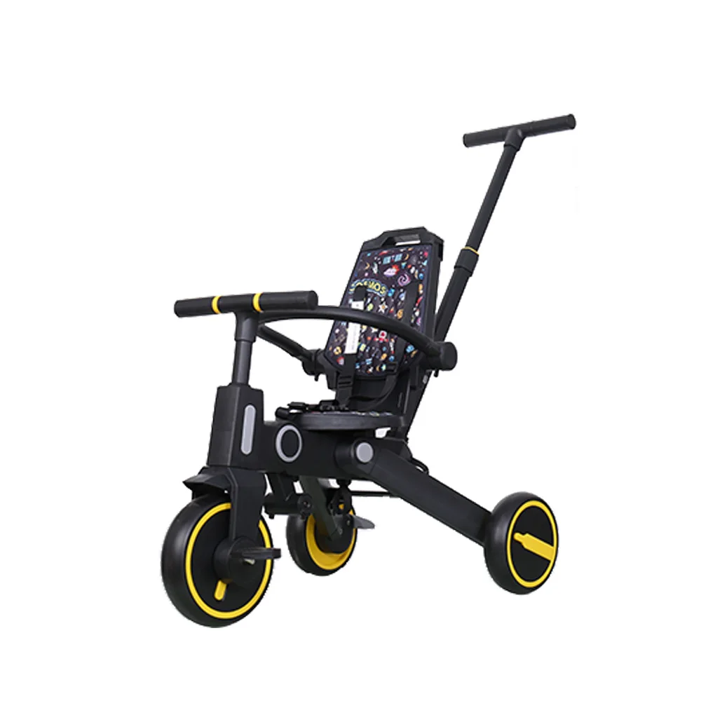 NEW COOL BABY TODDLER TRIKE KID CHILD TRICYCLE RIDE ON TOY/ 3 WHEEL 7 in 1 BABY TRICYCLE PARENTAL CONTROL CAR