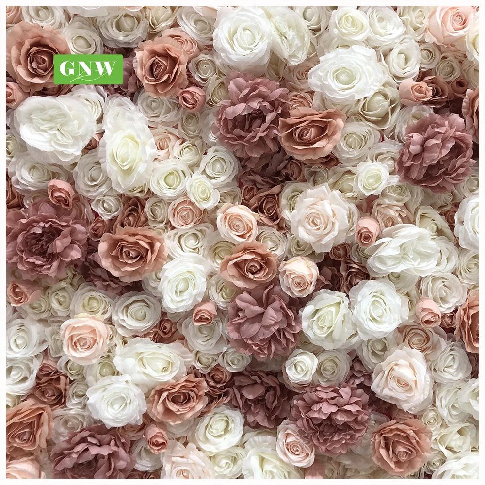 GNW FLW1707025 Easy to Hang up up Wedding Arrangement Flower Lattice Wall for Sale Decoration