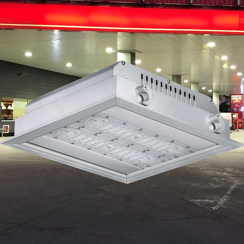 ZGSM H series canopy lighting IP66 50w 100W 120W 150w 200w 240w watt led gas station canopy light with ATEX certificate