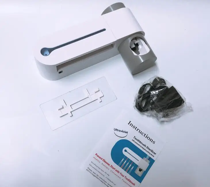 Популярный модный подарок персональный УФ стерилизатор B530 держатель для зубной щетки автоматический диспенсер для зубной пасты