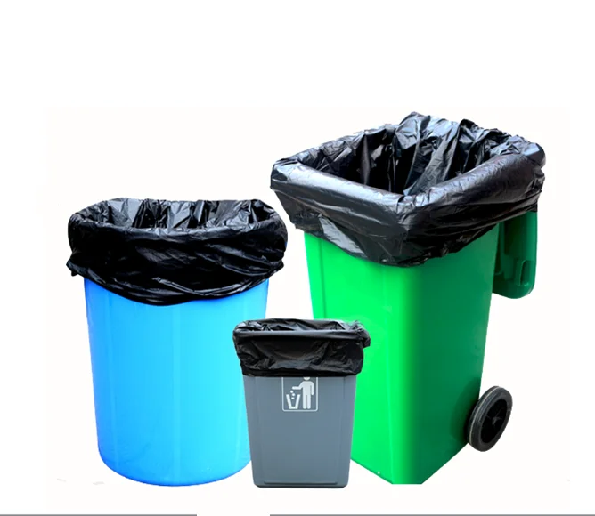 heavy duty bin liners roll garbage bag wholesale