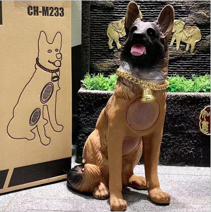 2021 супер большой форма полноразмерный овчарки CH-M233 хорошими басами BT MIC животных коробка диктора портативные беспроводные наушники-вкладыши TWS с динамик