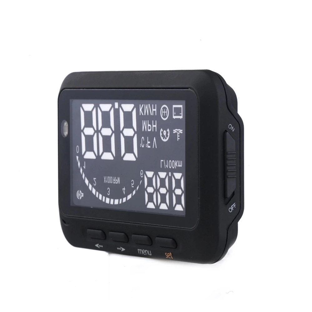 New upgrade competitive price 2.5 inches car hud head up display