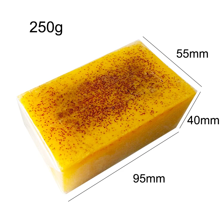 250g Skin Brightening Deep Cleansing Smoothing Turmeric Kojic Acid Lemon Soap for Dark Spots & Acne