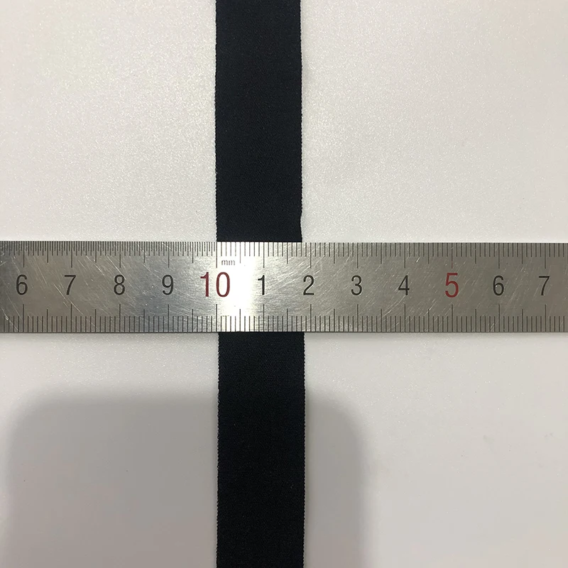 1.8cm Elasticated Hem Band Knitted Elasticated Cuffs with Piping Strip Rubber Essential Webbing Accessories for Edge Banding