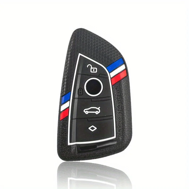 Personalized Silicone Key Fob Case For Bmw - Compatible With X1, X3, X4, G05, X5, X6, 7 Series | Durable Car Interior Accessory