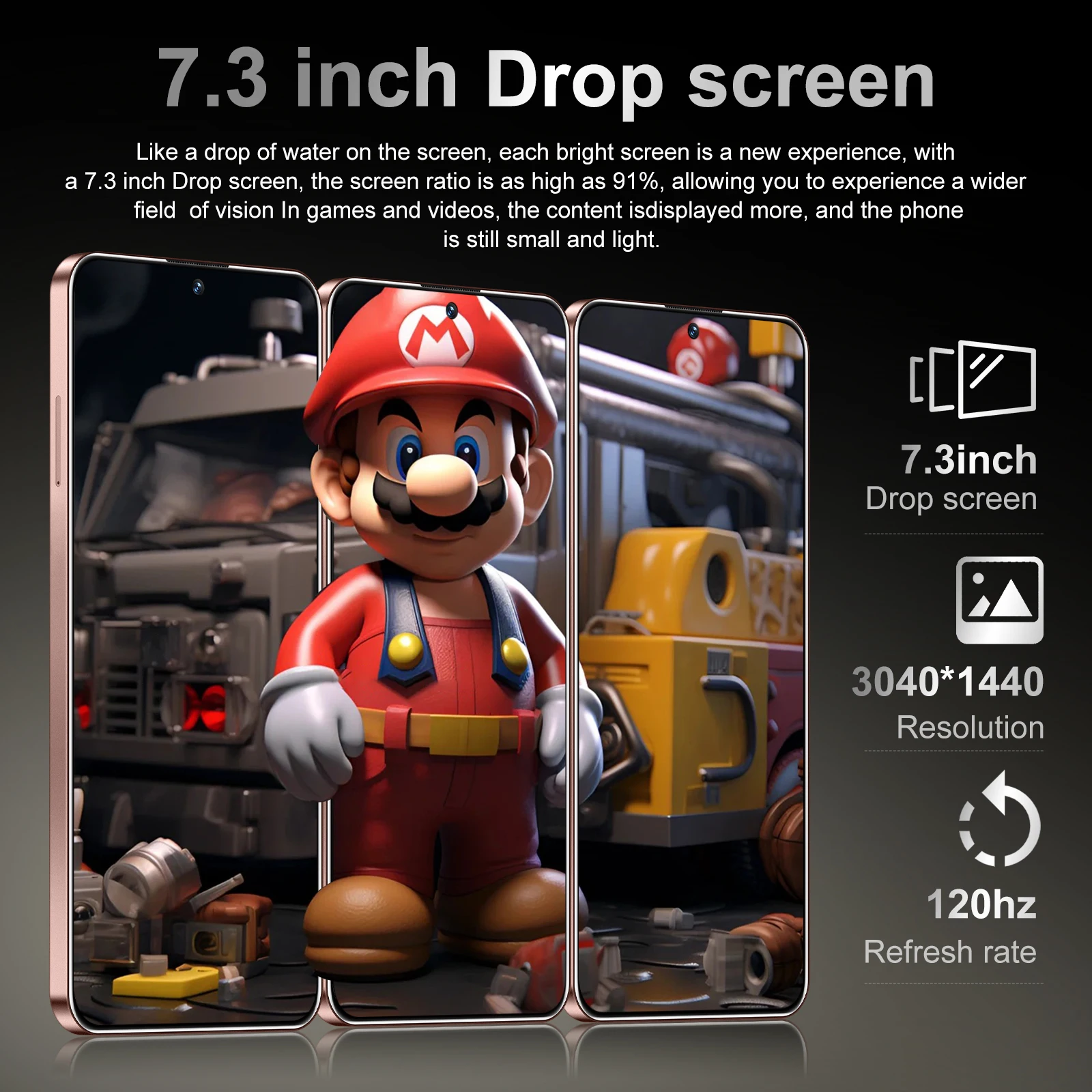 Hot Selling P70 Ultra original 7.3 inch 16GB+1TB 72MP+108MP Unlocked 10 Core Dual SIM Smart Phone Android Mobile SmartPhones