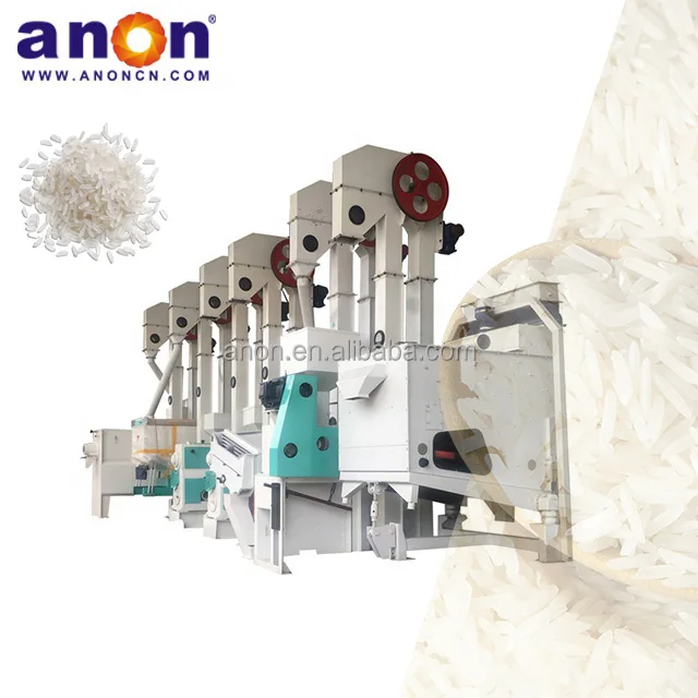 ANON cost-effective 20-30 tpd rice milling equipment on alibaba brain rice milling machines rice mill machine japan