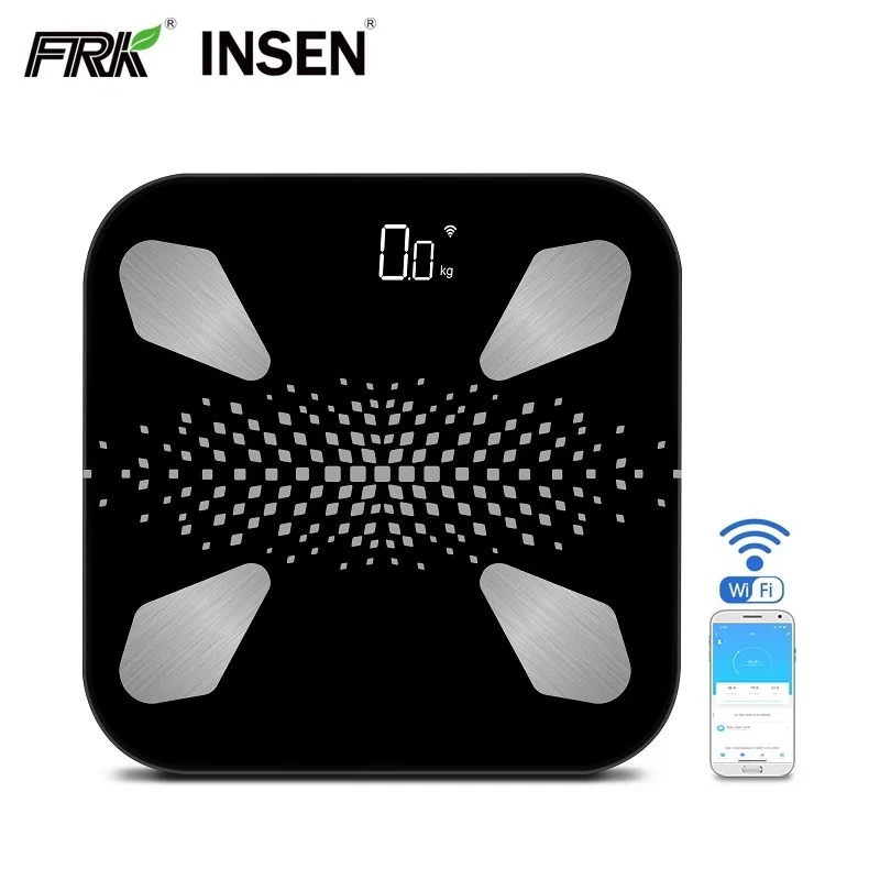 180Kg 396Lb Wifi Digital Body Weight Fat Smart BMI Bathroom Scale With Wifi