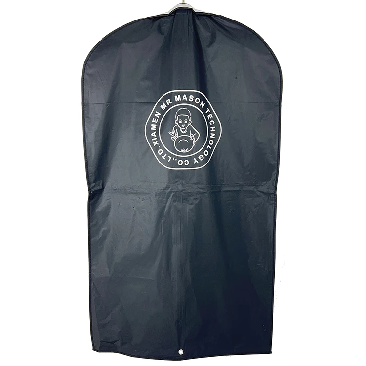 Custom Logo Recycle Fabric Man Polyester Cover Suit Garment Bag