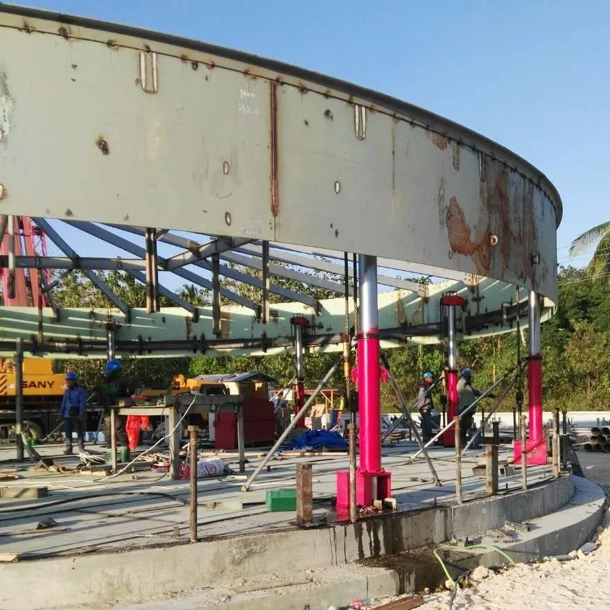 Hydraulic tank construction 12t lifting machine in stock