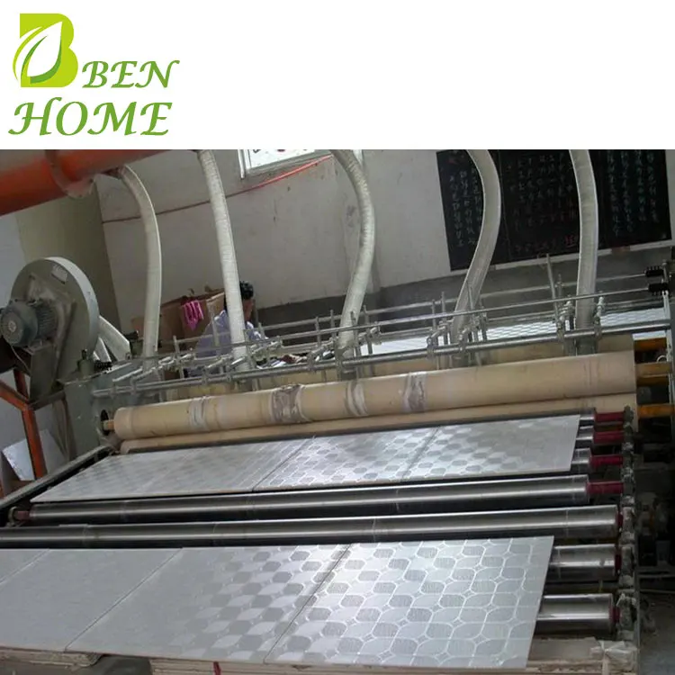 Vinyl Ceiling Sheets Artistic Panel PVC Faced Gypsum Board