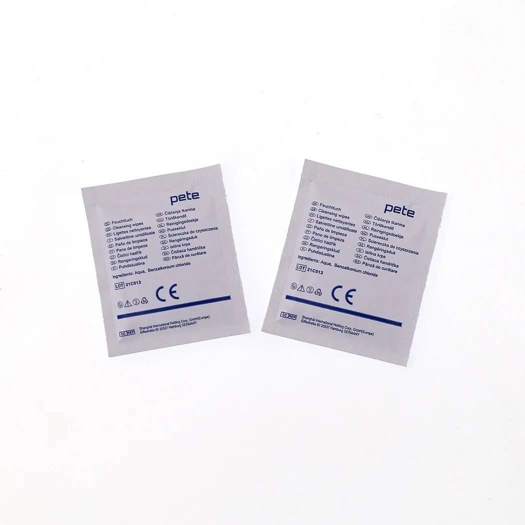 Medmount Medical Nonwoven Sterile Sting Free BZK Benzalkonium Chloride Antiseptic Cleansing Wipe with CE/ISO