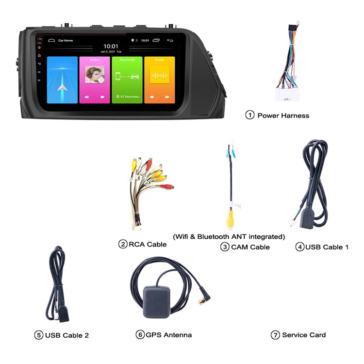 2 Din Gps Navigation Car Dvd Video Player Stereo Audio Multimedia Android Auto Radio For Hyundai Verna 2017