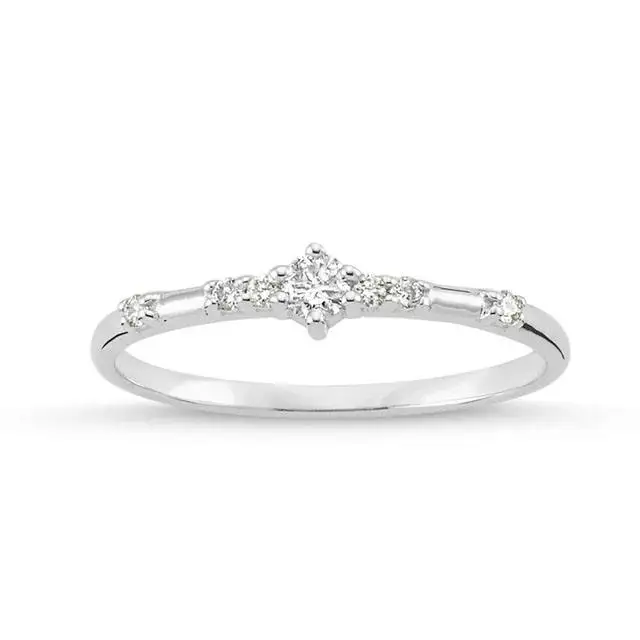SPJ Fine Jewelry Real 18K Gold Jewelry Solitaire Diamond Engagement Ring Customized Au750 Wedding Rings for Marriage