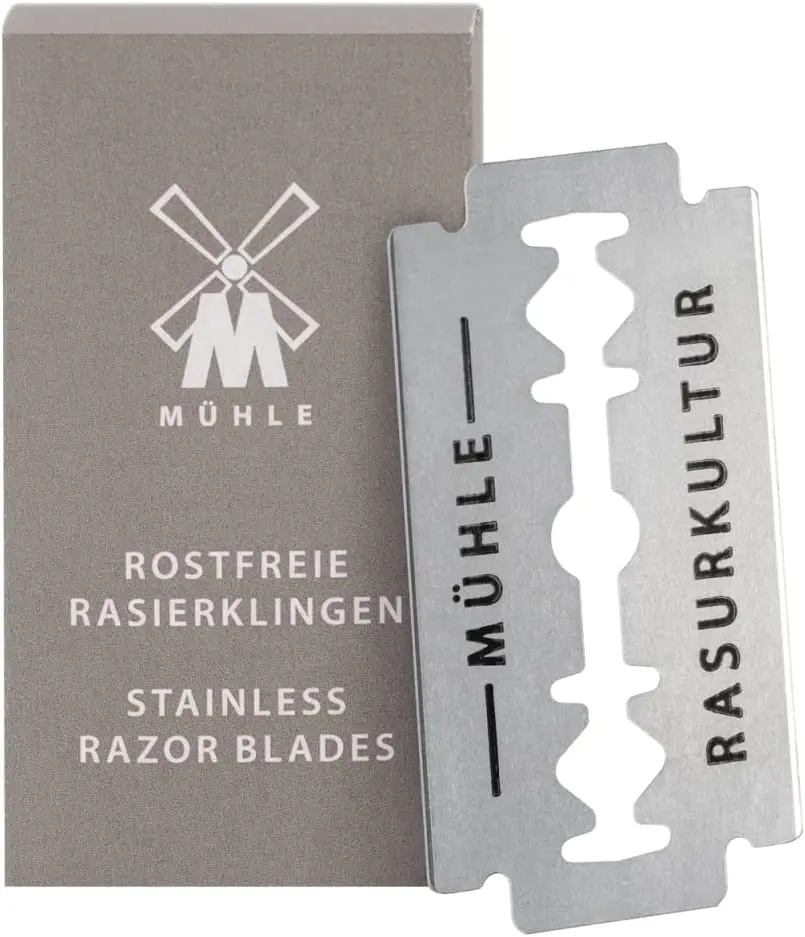 Razor Blades for All Standard Models of Safety Razors and Safety Razors,Stainless Steel