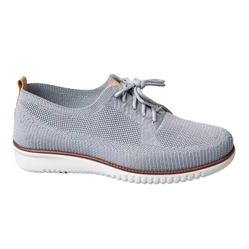 Hot popular Mesh upper lace-up men casual shoes with PVC injection outsole hot selling products 2024