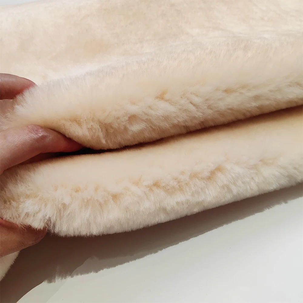 Заводская 100% натуральная подкладка из овчины с длинными шерстяными шкурками воротник натуральной овечьей шкуры для изготовления или украшения куртки