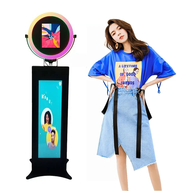 Newest Ipad Photo Booth Machine Roamer Portable  Hand Held Photo Booth With Ipad Sharing Station For Photo Booth