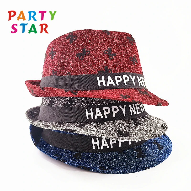 
 Светящаяся шапка с Новым годом, мужская и женская модная шапка для праздника и вечеринки  