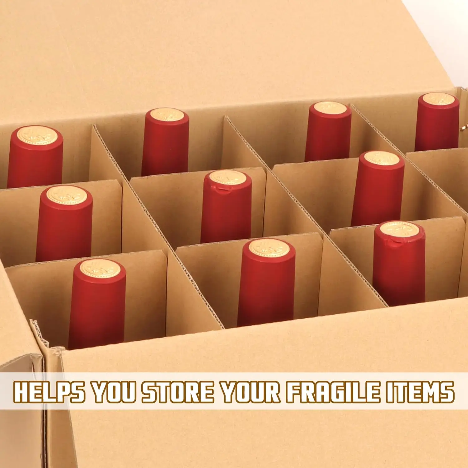 Moving Box  Wine Glassware Dish Packing Moving Boxes,Cardboard Dividers for Boxes