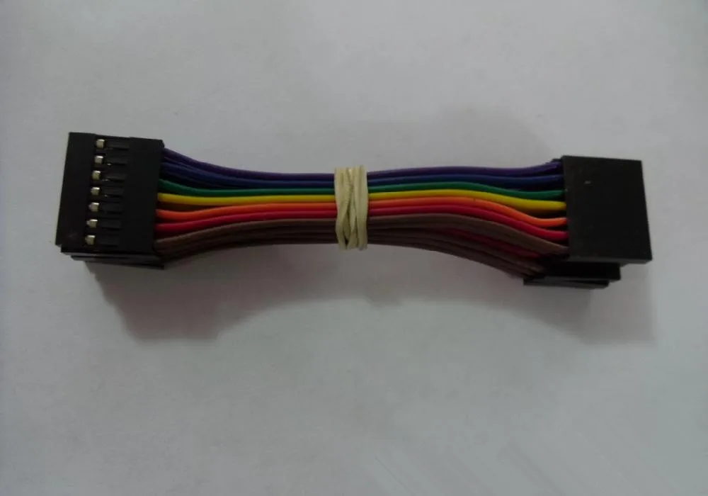 High Quality Wholesale Free Custom any length Dupont 2.54 Pitch Male To Female Jumper Connector Cable Assembly Wire Harness