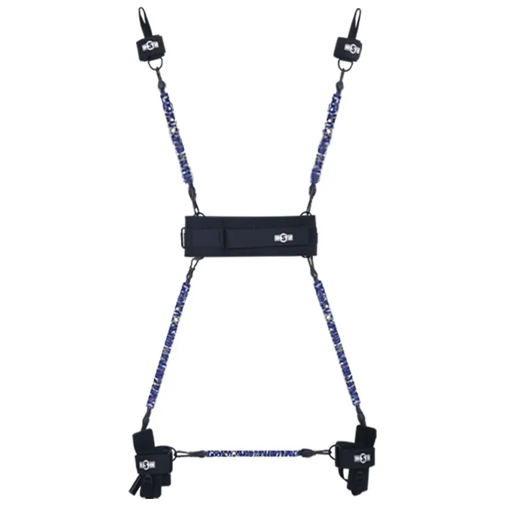 New Sports Fitness Resistance Bands Stretching Band Set For Leg Arm Exercises Boxing Muay Thai Gym Bouncing Training Equipment