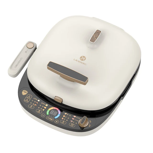 New generation steam roasting Breakfast Bread Toasting Nonstick Round Sandwich Grill Pan Press Grill Pancake Electric baking pan