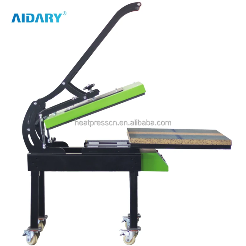 AIDARY 80cm X 100cm(31x39) Large Format Drawer Design Heat Press Machine CE Provided Flatbed Printer Digital Controller Manual