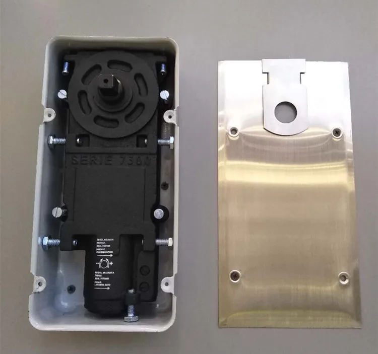 7300 series closer hydraulic automatic sliding door closer concealed glass door floor spring hinge