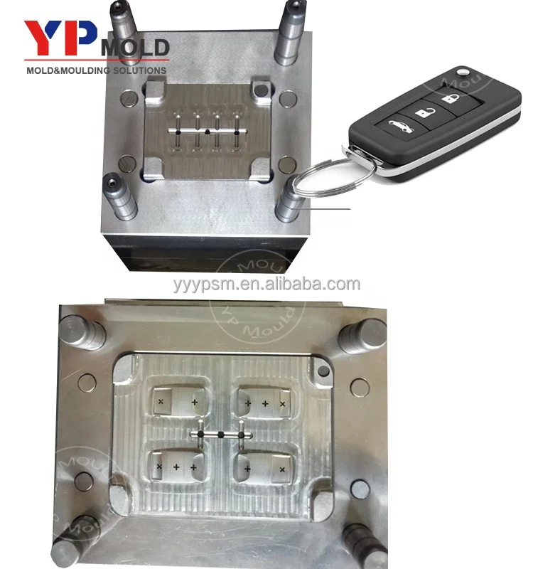 custom plastic injection molding car key case injection molding parts plastic housing