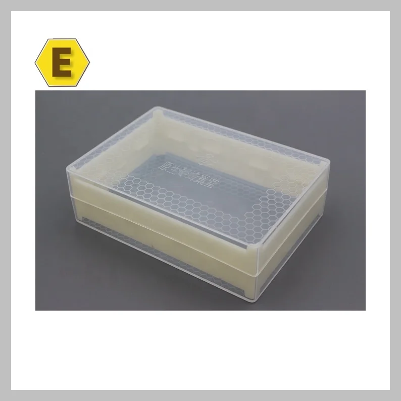 500g translucent plastic honey cassettes honey comb boxes for sale