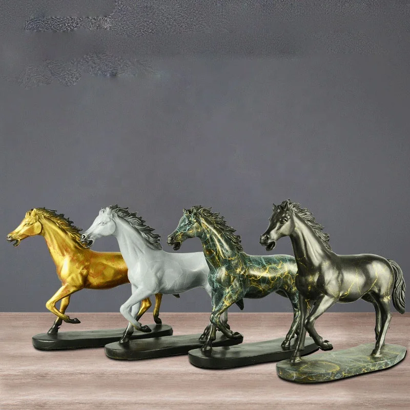 Factory Custom made bronze horse statue small casting art collectible horse statues