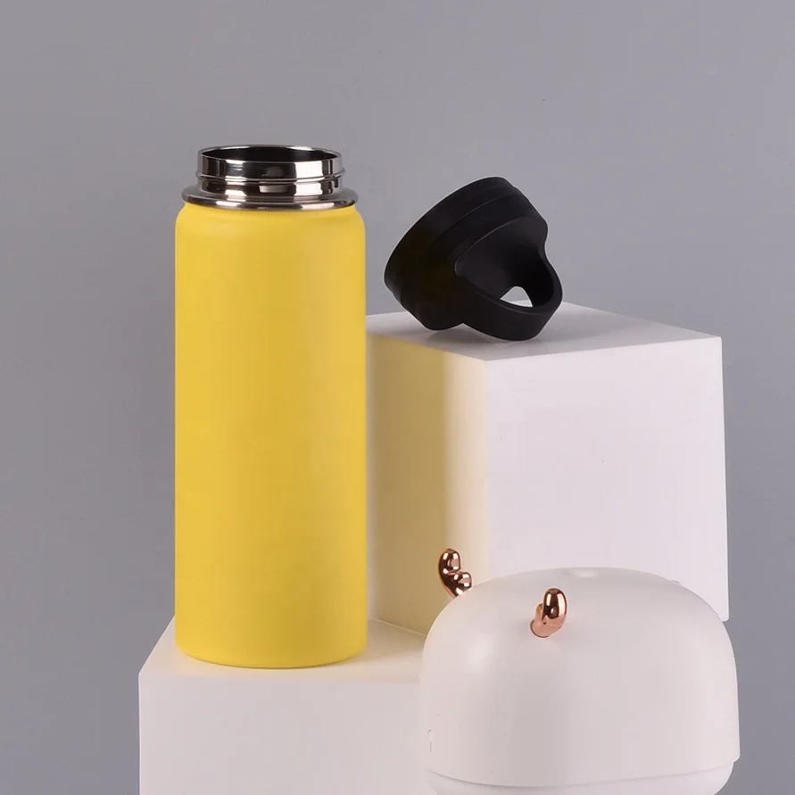 Amazing Items Waterbottles Metal Wide Mouth Water Bottle Insulated Double Wall Stainless Steel Sport Water Bottle