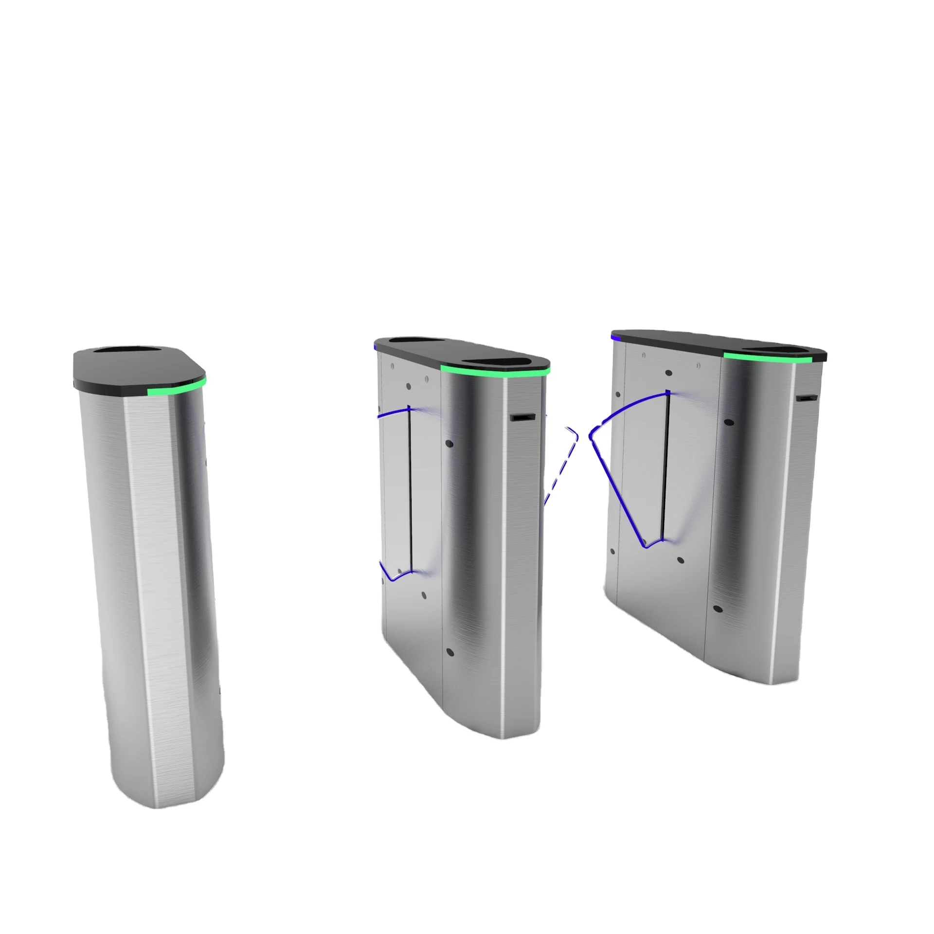 Intelligent High Speed Sensitivity Automatic Flap Barrier Turnstile Gate