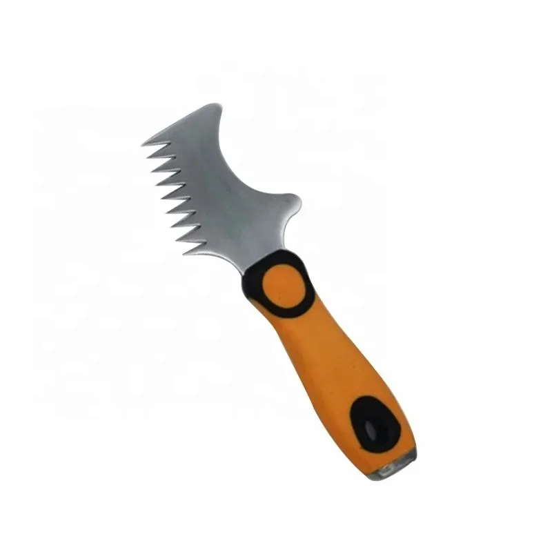 High quality plastering scrapper tools set plastic putty knife rouned end mud scraper