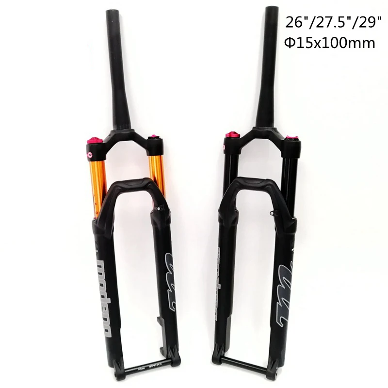Mountain bike barrel shaft suspension front fork 26 27.5 29 inch air fork vertebral tube shoulder control line control
